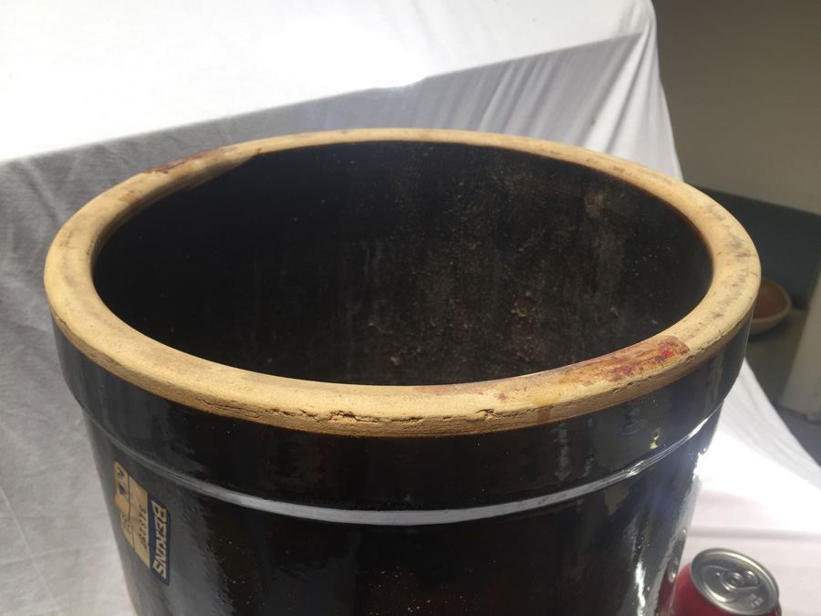 Primitive Burley and Winter 6 Gallon Crock Jug Pot, Crooksville, Ohio [Photo 6]