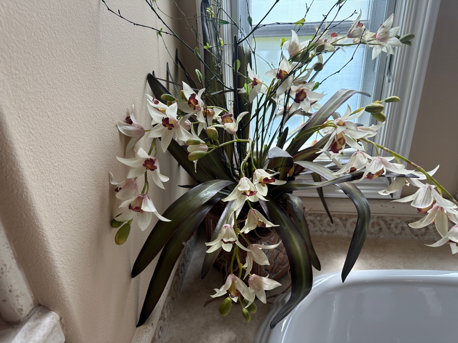 Just Added - Faux Orchid Plant 31'H