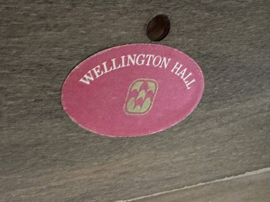 Just Added - Vintage Wellington Hall Round Wooden Side Table 25W X 23.5H [Photo 5]