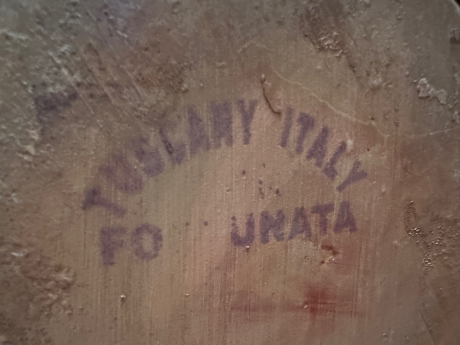 Just Added - Yellow Tuscany Italy Double Handled Glazed Pottery Vase (No Flowers) 20.5'H [Photo 2]