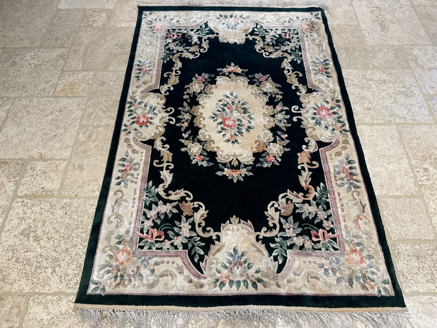 Just Added - Finely Hand Knotted Aga John Oriental Chinese Silk Blend Area Rug 48 X 72 Retails $1,680
