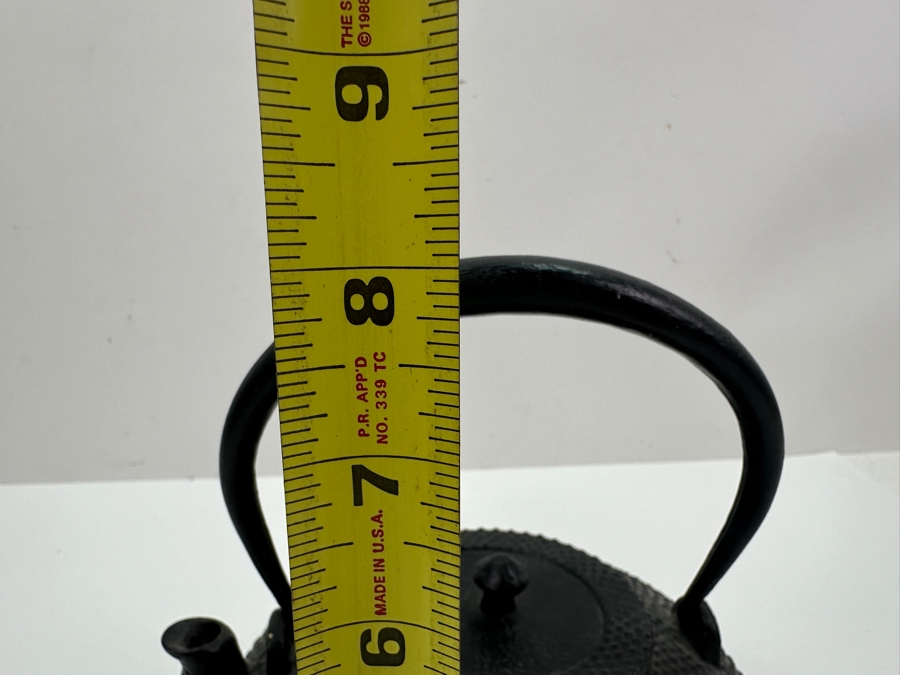 Vintage Japanese Cast Iron Kettle Tetsubin 8'H [Photo 7]