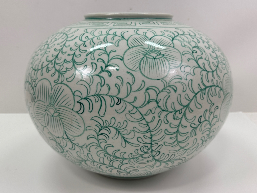 Large Hand Painted Vase 13W X 10H [Photo 5]