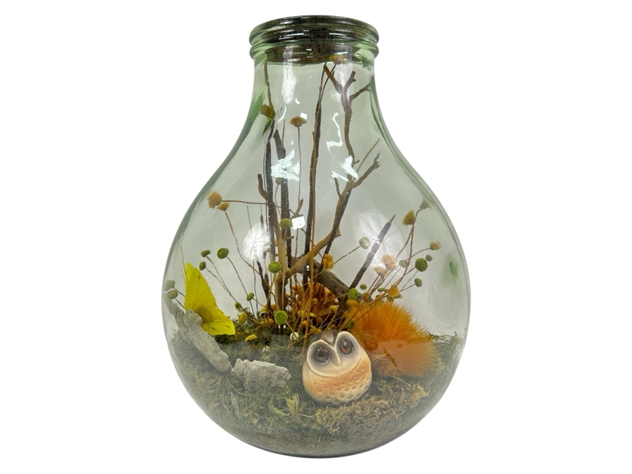 Vintage MCM Large Glass Terrarium 14W X 18H [Photo 1]