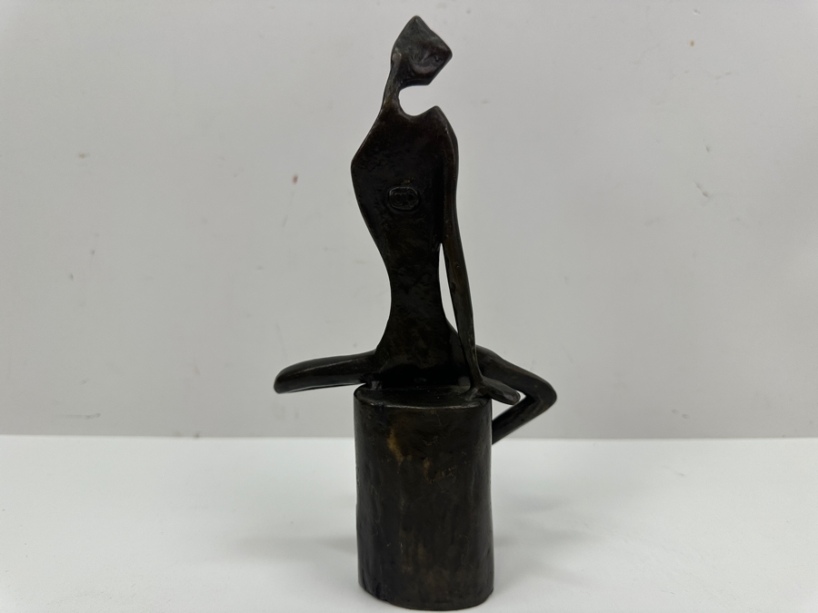 Danya B. Woman In Reflection Cast Iron Sculpture 9'H [Photo 6]