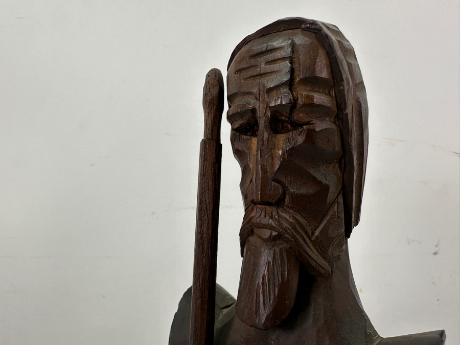 Hand Carved Wooden Don Quixote Sculpture 28'H [Photo 3]