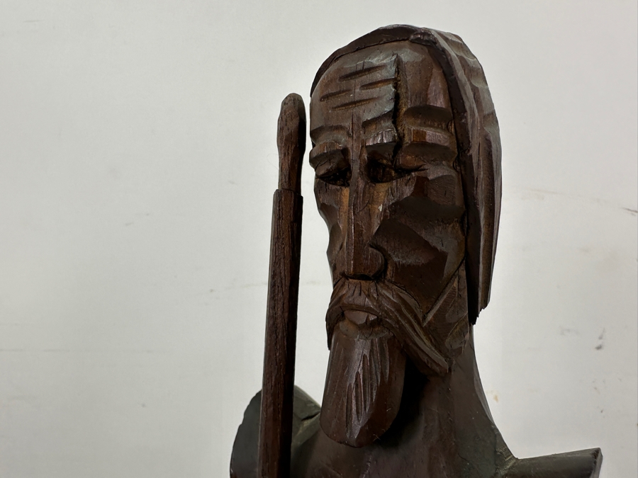 Hand Carved Wooden Don Quixote Sculpture 28'H [Photo 4]