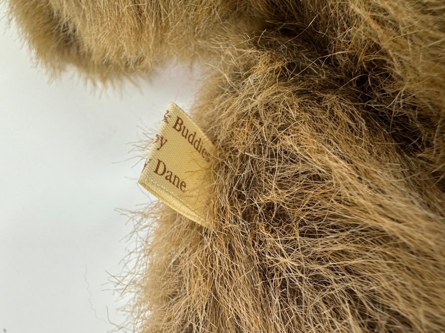 Hand Signed Nancy Dane Bentley & Buddies Mohair Jointed Teddy Bear Signed On Paw 16' [Photo 6]