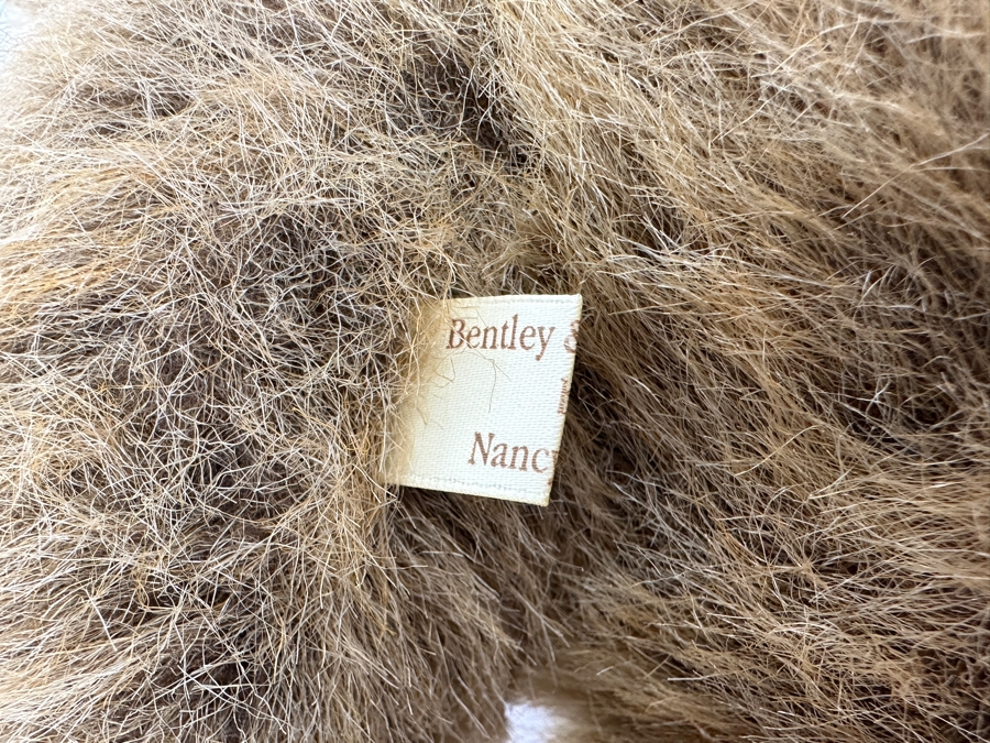Hand Signed Nancy Dane Bentley & Buddies Mohair Jointed Teddy Bear Signed On Paw 16' [Photo 5]