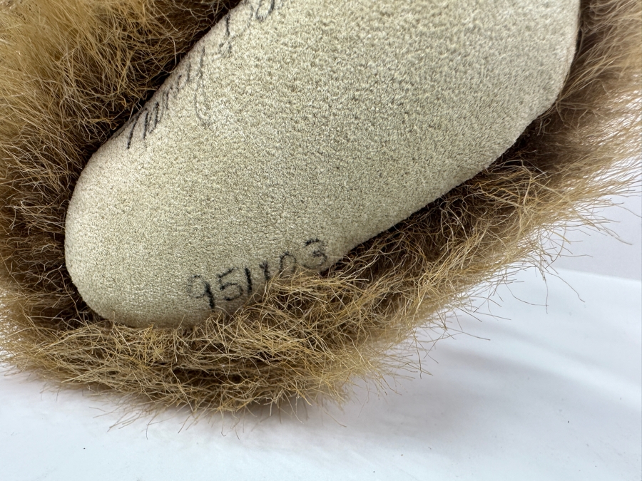 Hand Signed Nancy Dane Bentley & Buddies Mohair Jointed Teddy Bear Signed On Paw 16' [Photo 3]