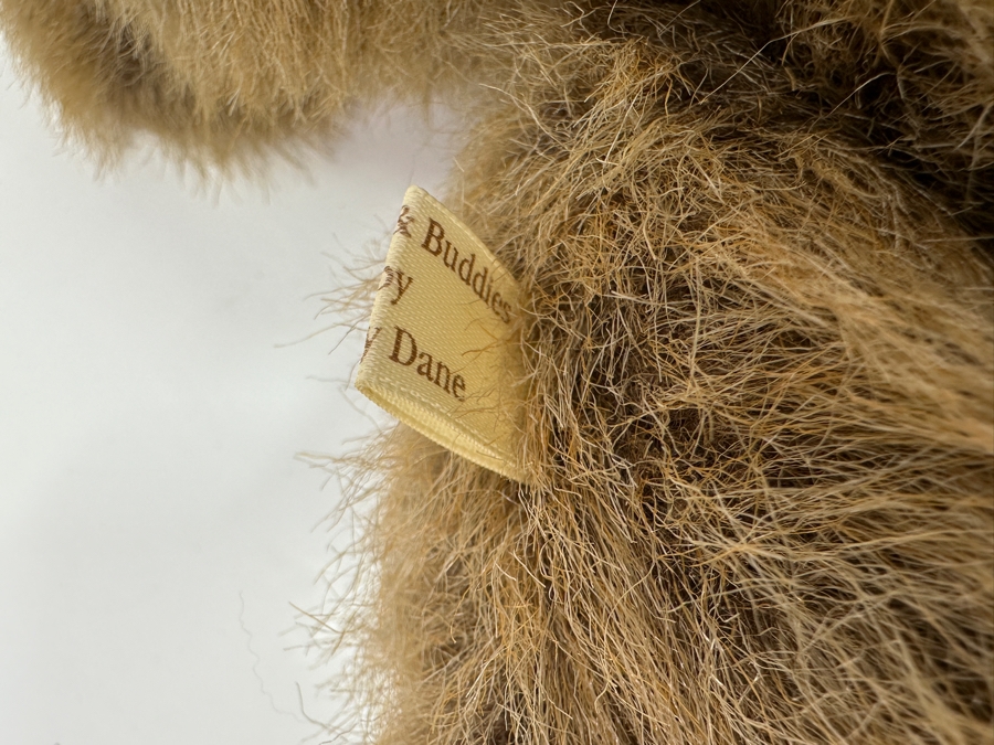 Hand Signed Nancy Dane Bentley & Buddies Mohair Jointed Teddy Bear Signed On Paw 16' [Photo 7]