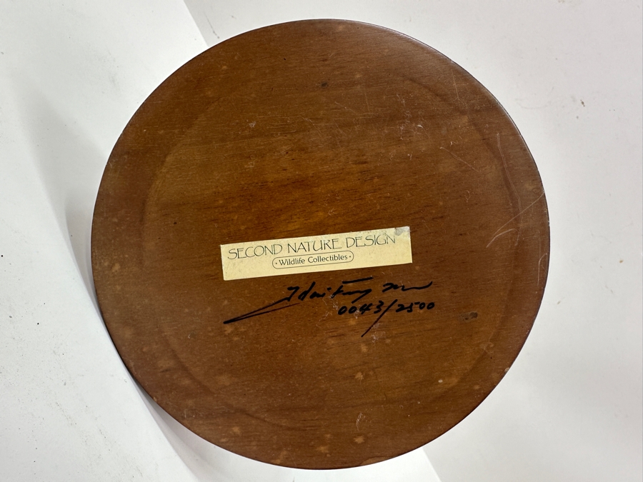 Hand Signed Limited Edition Quail Figurine By Second Nature Design Wildlife Collectibles Artist Signed On Bottom Numbered 43 Of 2,500 10'H [Photo 8]