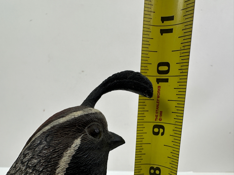 Hand Signed Limited Edition Quail Figurine By Second Nature Design Wildlife Collectibles Artist Signed On Bottom Numbered 43 Of 2,500 10'H [Photo 12]