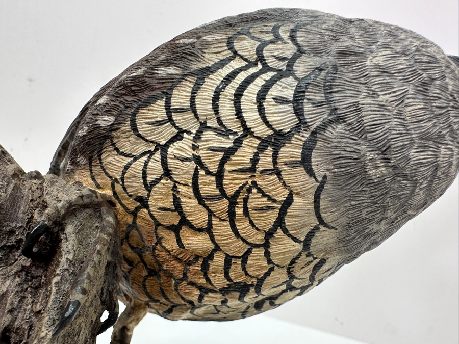 Hand Signed Limited Edition Quail Figurine By Second Nature Design Wildlife Collectibles Artist Signed On Bottom Numbered 43 Of 2,500 10'H [Photo 11]