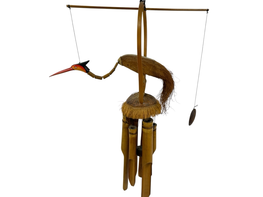 Handmade Kinetic Bird Wind Chime