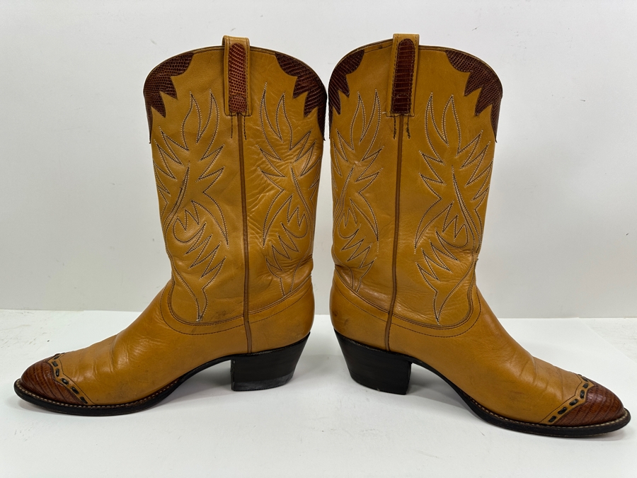 Dan Post Women's Leather Cowboy Boots Size 9.5 [Photo 4]