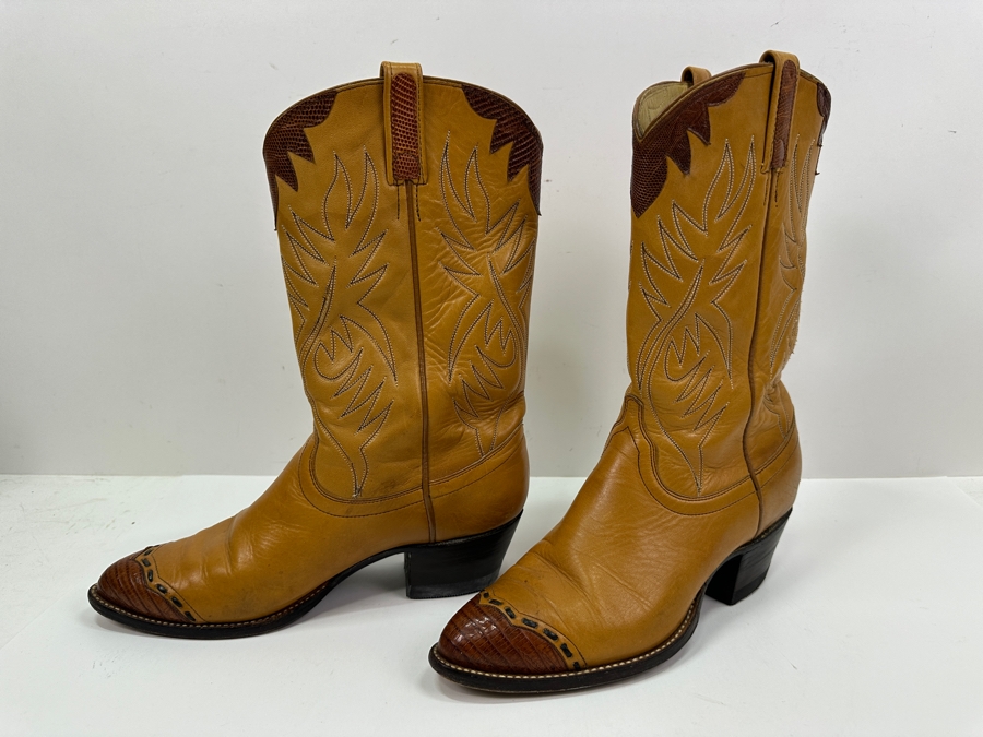 Dan Post Women's Leather Cowboy Boots Size 9.5 [Photo 5]