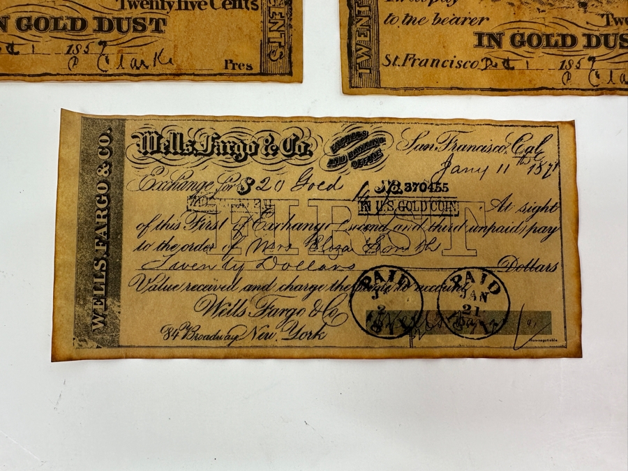 (5) Vintage Reproduction Paper Money Currency [Photo 6]