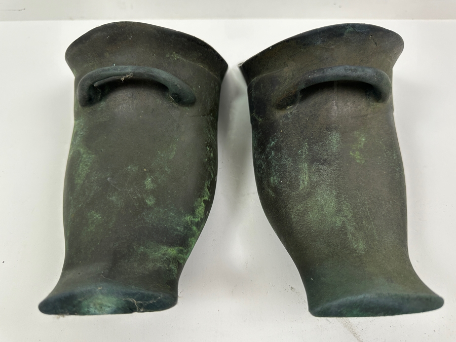 Solid Brass Armor Horse Stirrups 11W [Photo 2]