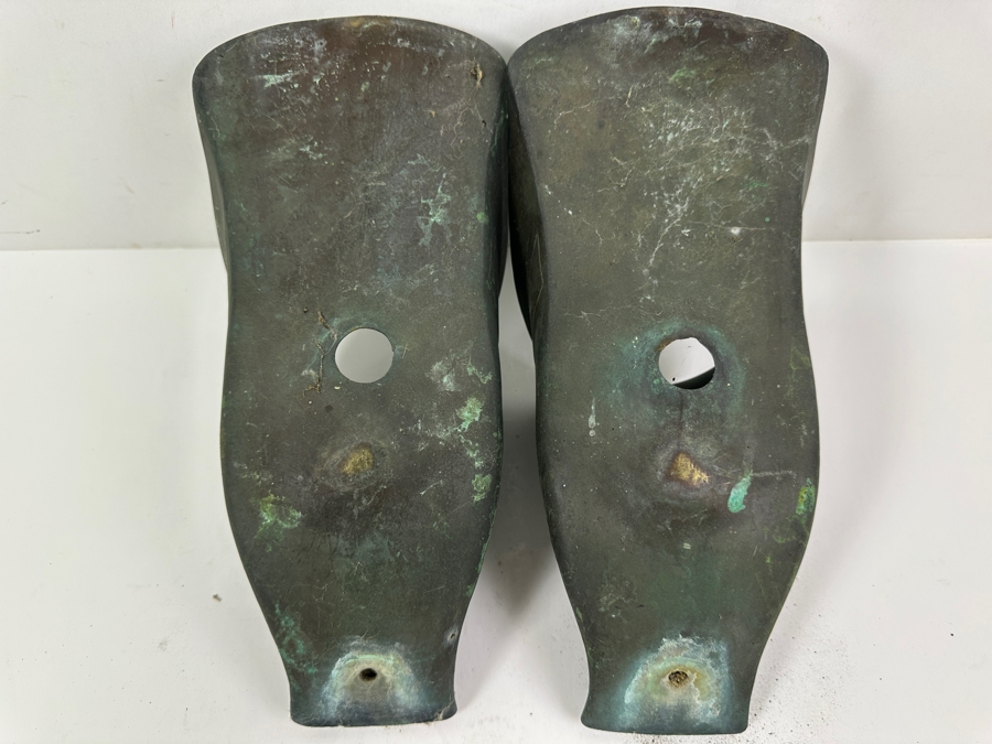 Solid Brass Armor Horse Stirrups 11W [Photo 4]