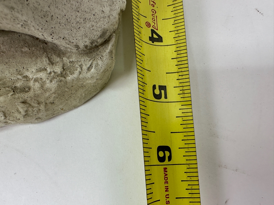 Vintage 1981 Austin Productions Plaster Sculpture Titled 'Girl With Fawn' By Artist Marc La Pointe 15.5W X 5.5D X 13H [Photo 10]