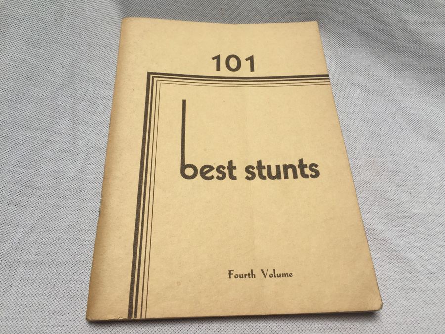 Vintage 1941 Stunt Book