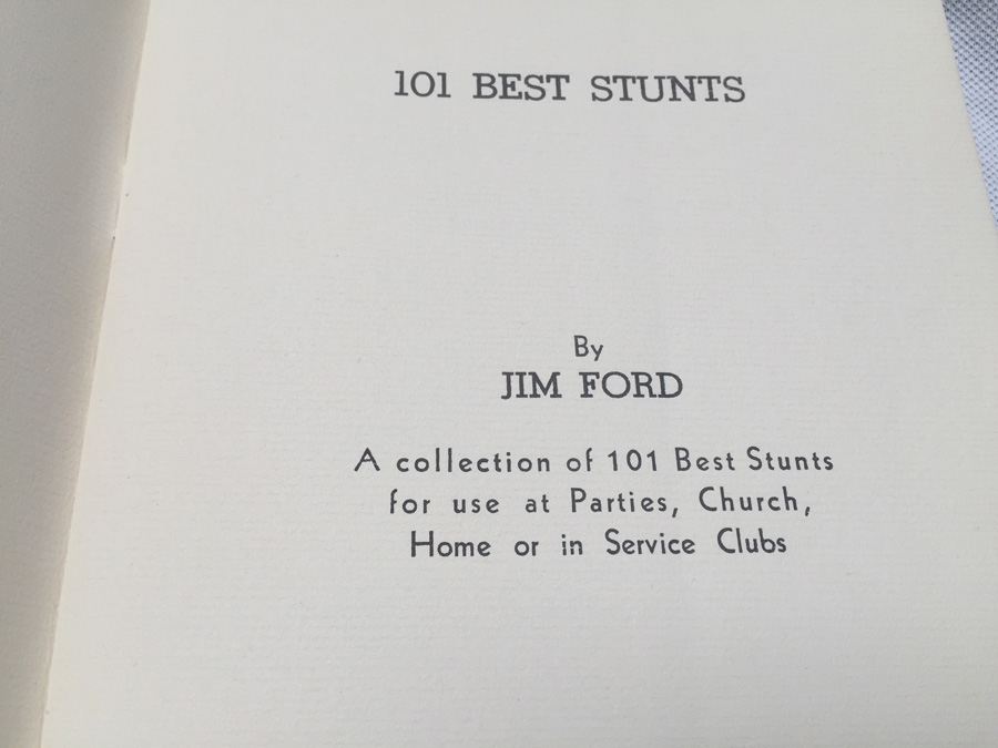 Vintage 1941 Stunt Book [Photo 2]