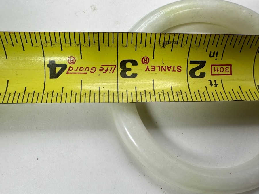 Jade Bangle Bracelet 3 1/8'W 40g [Photo 5]