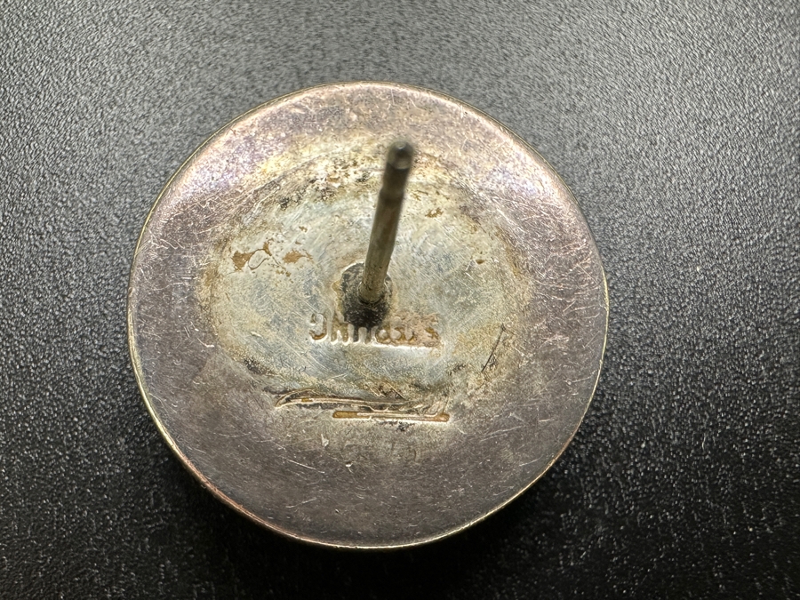 Pair Of Signed Sterling Silver Native American Earrings 15.8g [Photo 4]