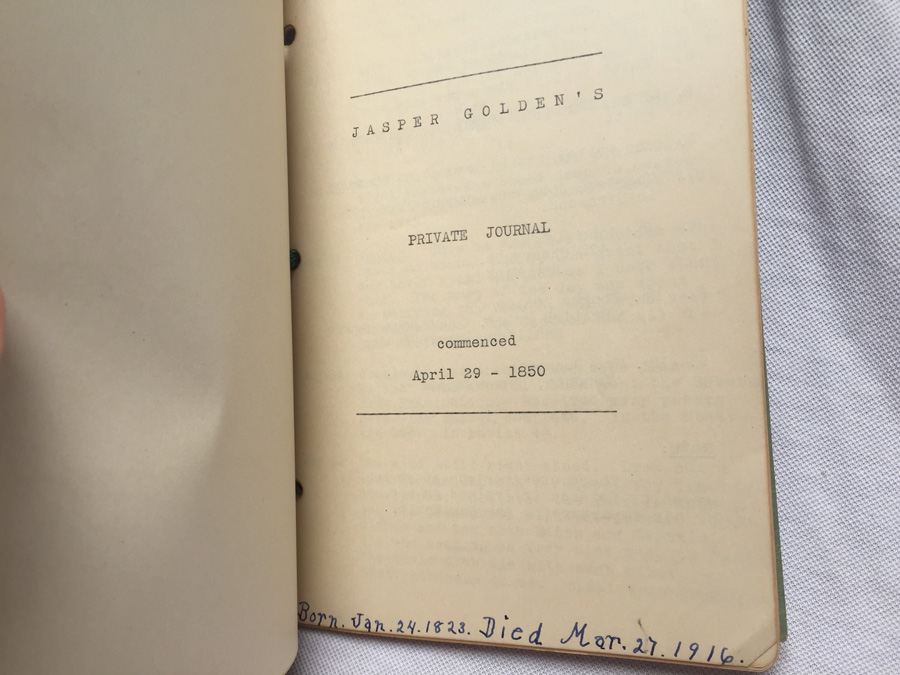 One Man's Journal From Sligo Ireland to Quebec in 1850 [Photo 2]