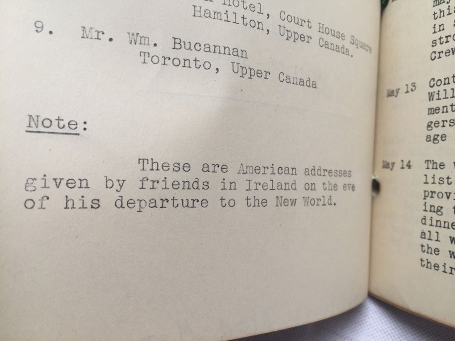 One Man's Journal From Sligo Ireland to Quebec in 1850 [Photo 3]