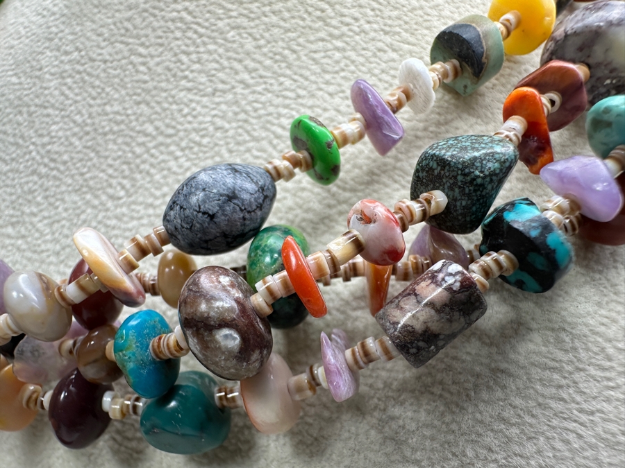 Multi-Stone 19' Necklace [Photo 5]