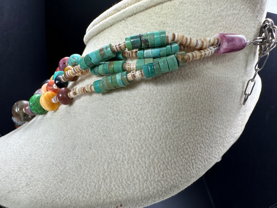 Multi-Stone 19' Necklace [Photo 6]