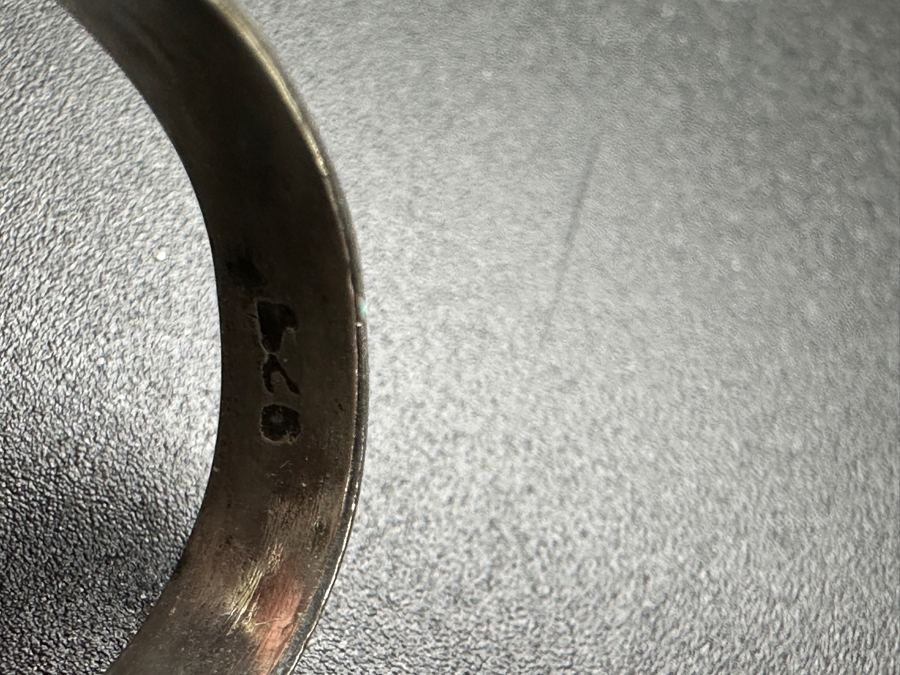 Sterling Silver Ring With Pearls & Amethyst Size 6.5 9.6g [Photo 6]