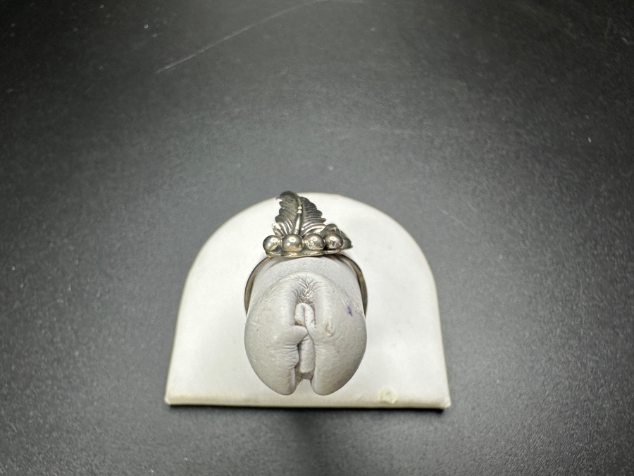 Signed Sterling Silver Turquoise Ring Size 8 7g [Photo 6]