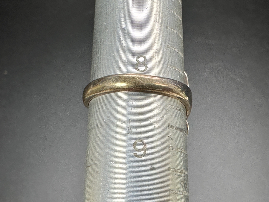 Signed Sterling Silver Turquoise Ring Size 8 7g [Photo 9]