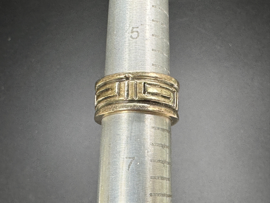 Vintage Signed Sterling Silver Turquoise & Coral Ring Size 6 11.4g [Photo 8]