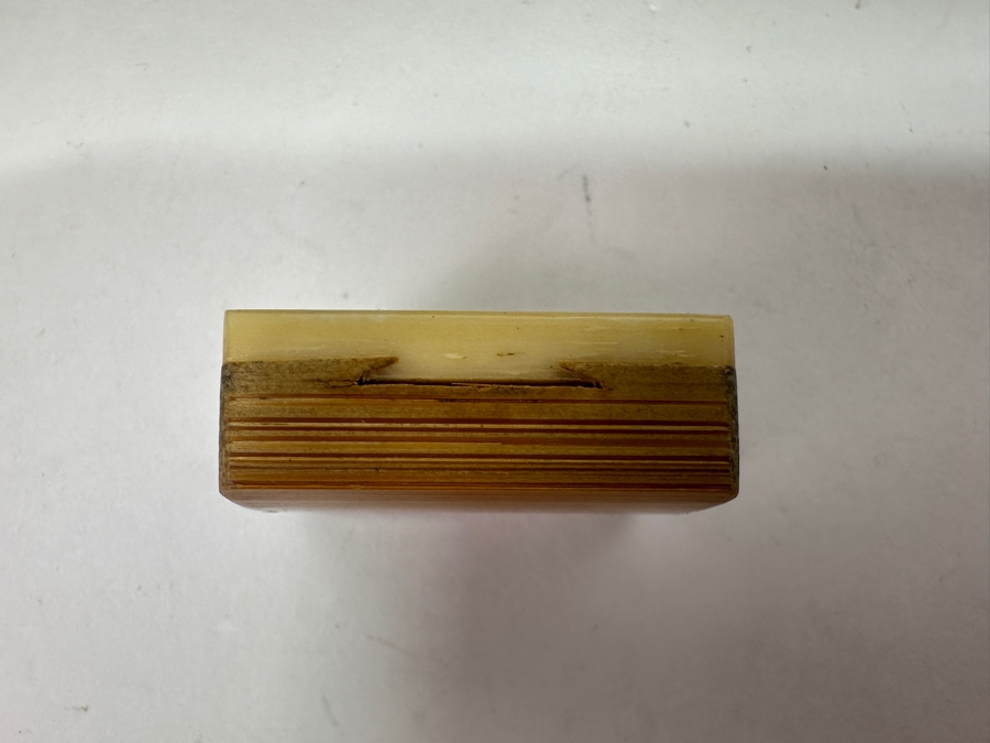 Antique Chinese Mahjong Mah-Jongg Game Set Bamboo And Bone Tiles With Wooden 5-Drawer Box 9.5W X 6.5D X 7H [Photo 12]