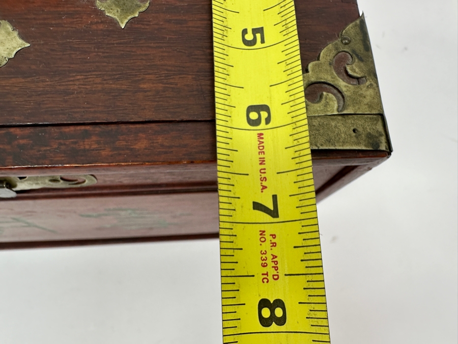 Antique Chinese Mahjong Mah-Jongg Game Set Bamboo And Bone Tiles With Wooden 5-Drawer Box 9.5W X 6.5D X 7H [Photo 21]