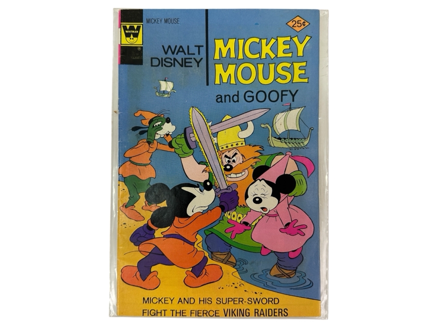 Walt Disney Mickey Mouse And Goofy Comic Book 1976 No. 165 Whitman
