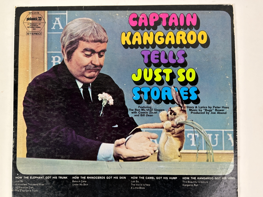 Vintage Captain Kangaroo Tells Just So Stories Vinyl Record [Photo 2]