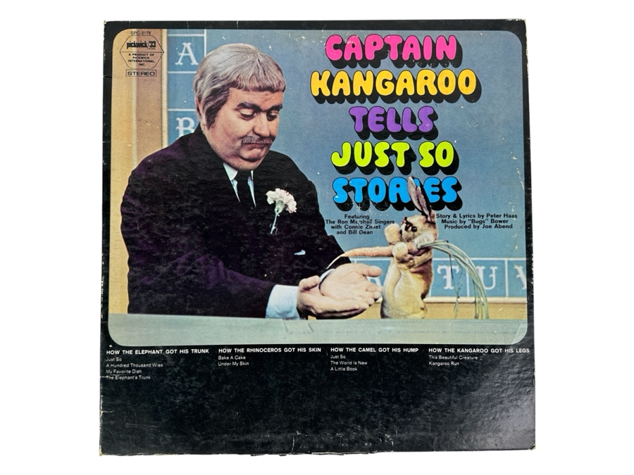 Vintage Captain Kangaroo Tells Just So Stories Vinyl Record