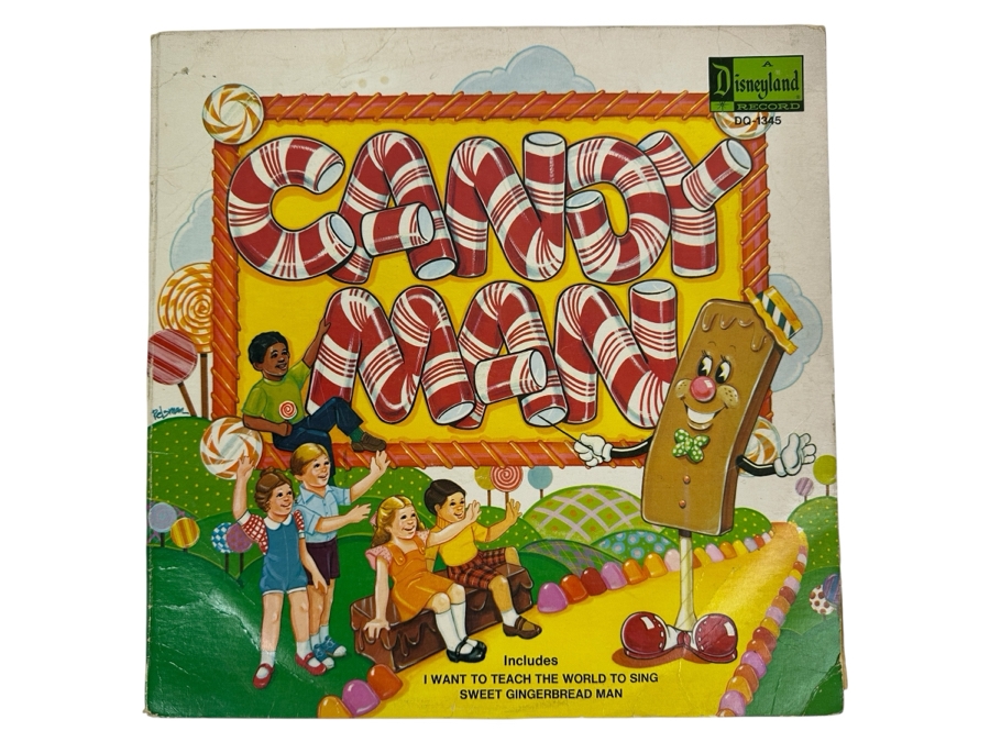 Vintage Candy Man Disneyland Record DQ-1345