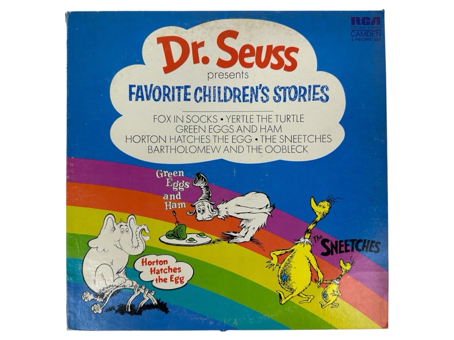 Dr. Seuss Presents Favorite Children's Stories 2 Vinyl Record Set