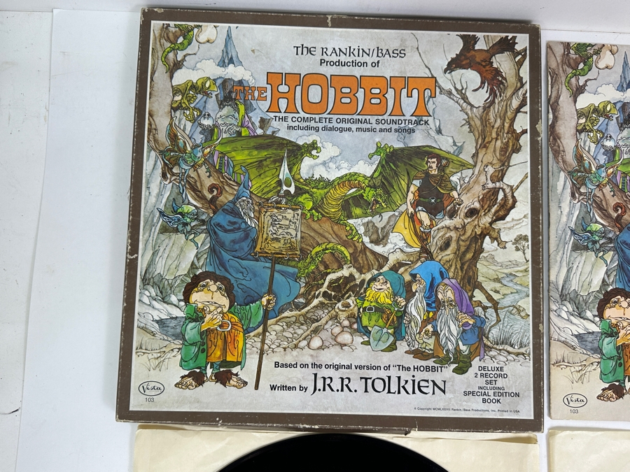 The Rankin/Bass Production Of The Hobbit Written By J.R.R. Tolkien Deluxe 2 Vinyl Record Set Including Special Edition Book [Photo 2]