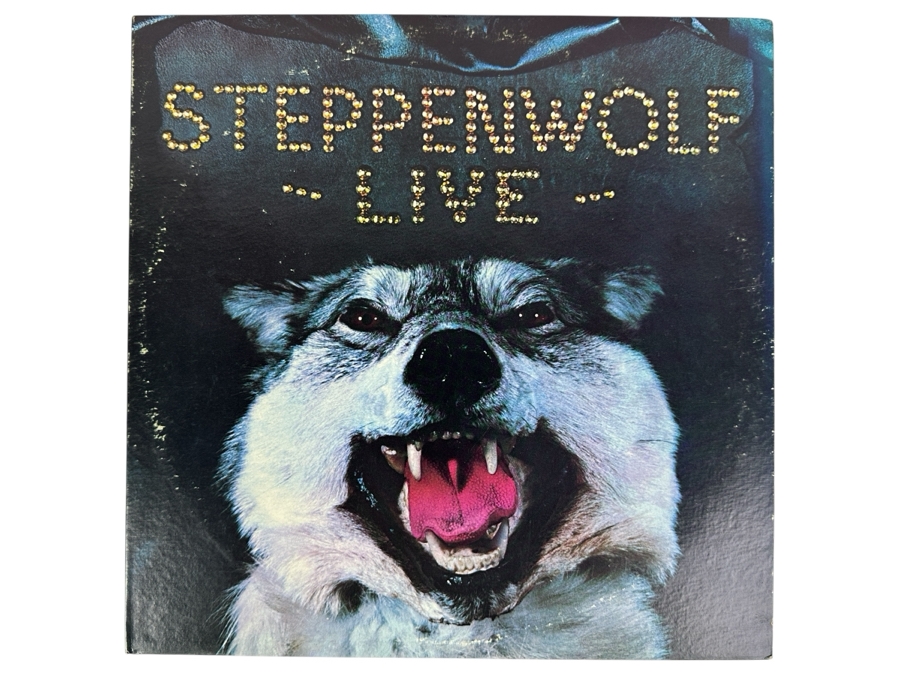 Vintage Steppenwolf Live Vinyl Record