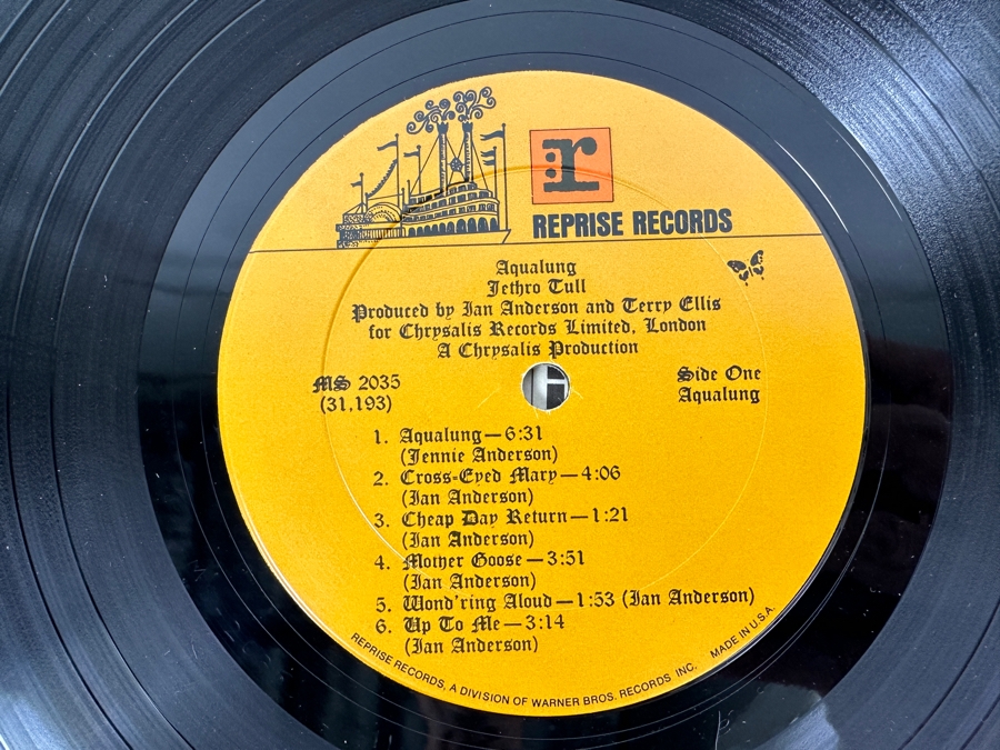 Jethro Tull Aqualung Vinyl Record [Photo 7]