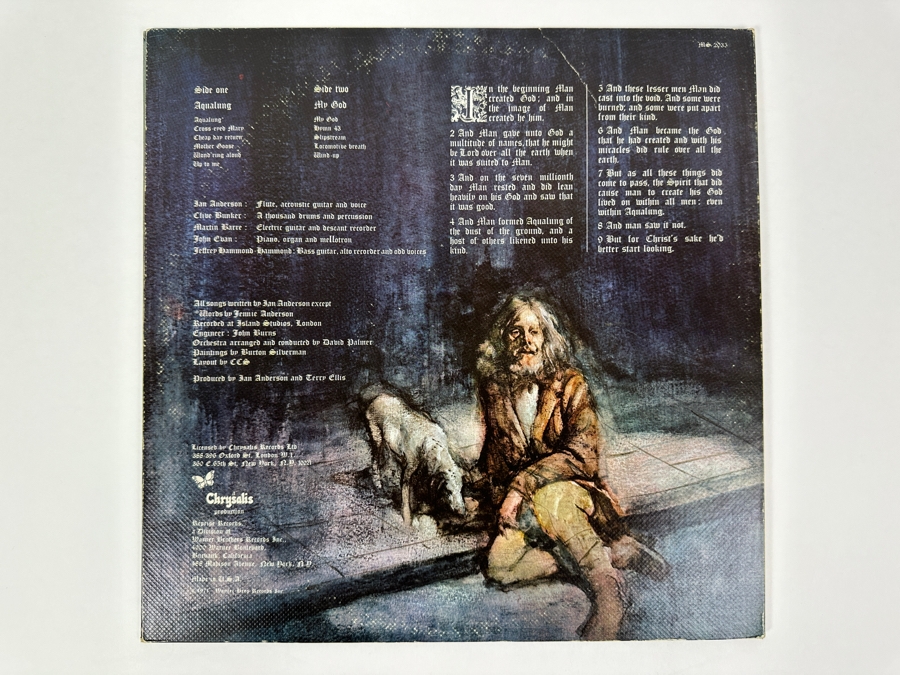 Jethro Tull Aqualung Vinyl Record [Photo 4]