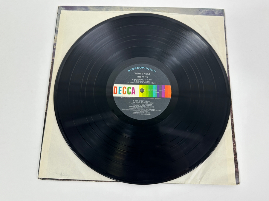 The Who Who's Next Vinyl Record [Photo 3]