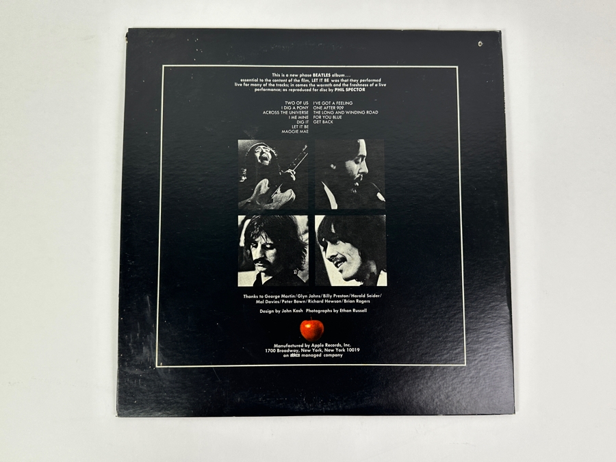 The Beatles Let It Be Vinyl Record [Photo 3]